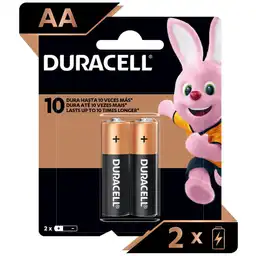 Duracell Pilas Alcalinas AA Larga Duración