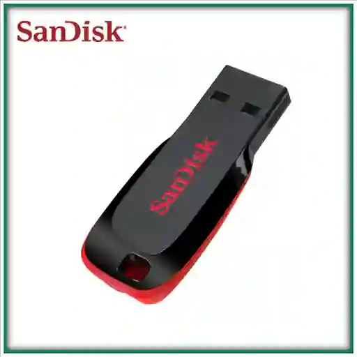 Pendrive Sandisk Cruzer Blade 64 Gb Usb2.0