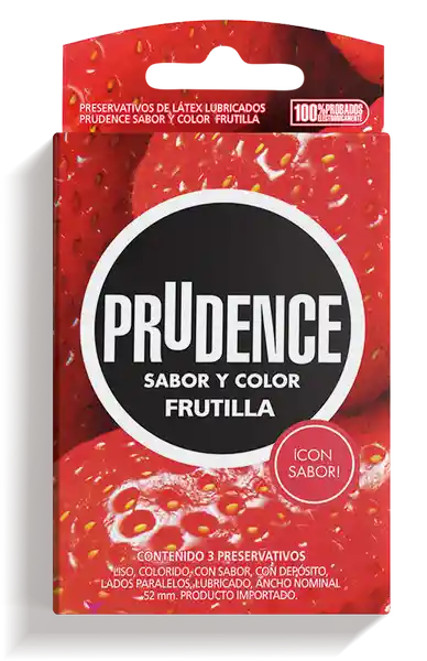 Prudence Preservativo Frutilla