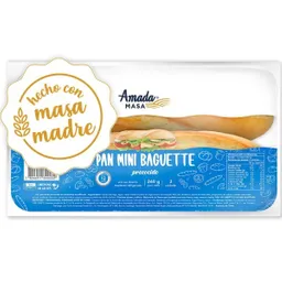 Amada Masa Mini Pan Baguette Precocido Masa