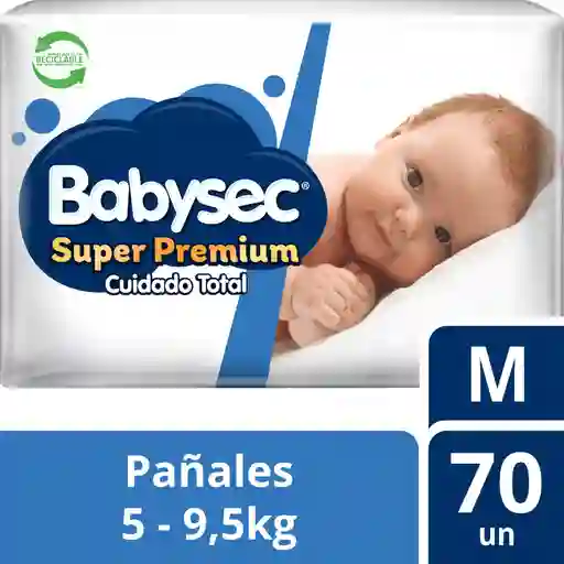 Babysec Pañales Super Premium Talla M