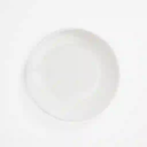 Plato de Pan Blanco Básico Porcelana Casaideas