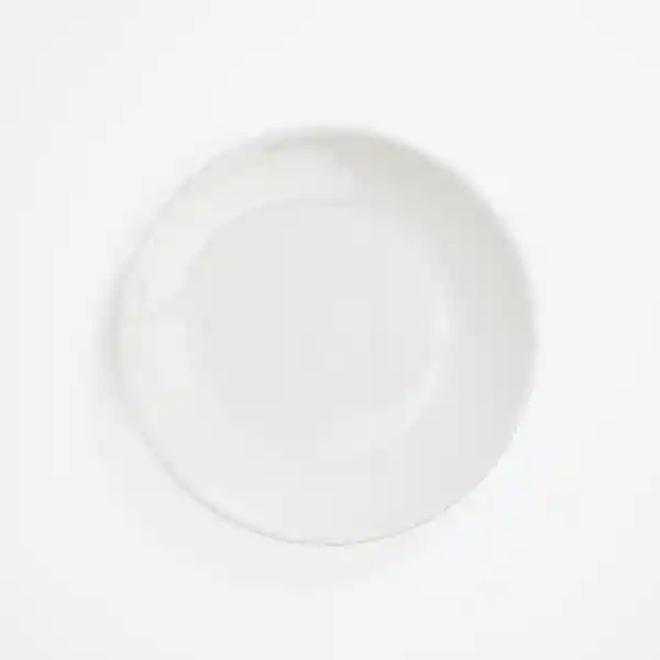 Plato de Pan Blanco Básico Porcelana Casaideas