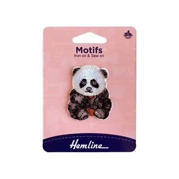 Parche Iron-on Panda 4.2x5.2 Cm Motifs 1 Parche