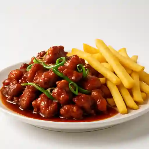 Chancho Mongoliana con Papas