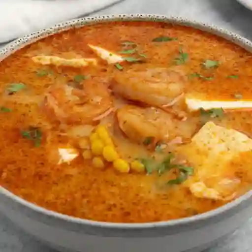 Chupe de mariscos (peruano)
