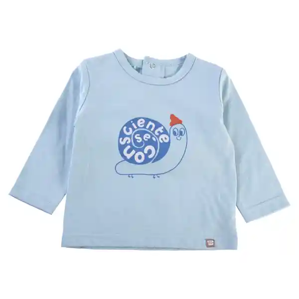 Polera Sustentable Bebé Niño Verde Talla 24 M Pillin