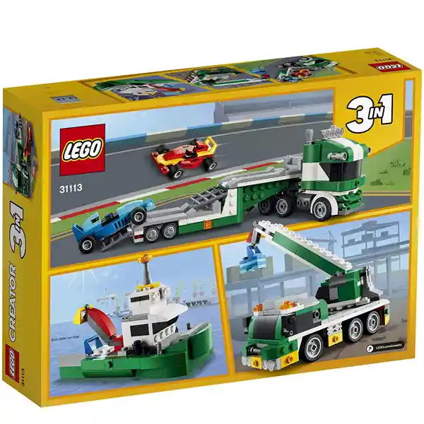 Lego Set de Construcción Transporte de Autos de Carreras