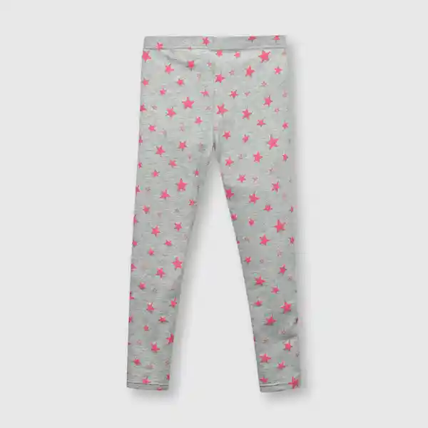 Pata de Niña Estampada Gris Melange Talla 8A Colloky