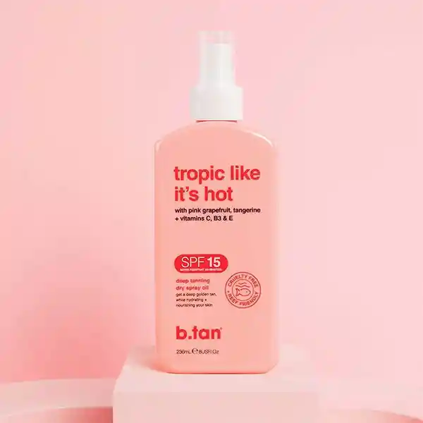 B. Tan Aceite Seco Tanning Oil Tropic Like Its Hot