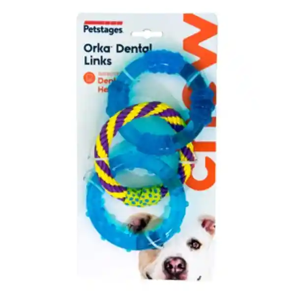 Petstages Orka Juguete Masticable Diseño Anillos Planos Perro