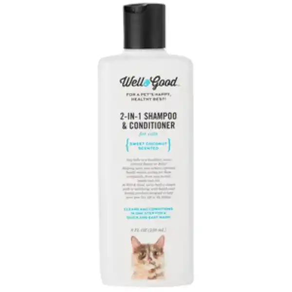 Well & Good Shampoo y Acondicionador Para Gato 2 en 1