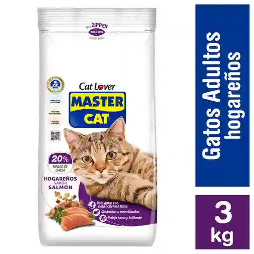 Master Cat Alimento Gato Hogareños Salmón