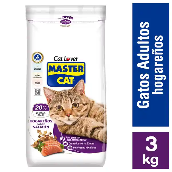 Master Cat Alimento Gato Hogareños Salmón