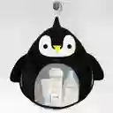 3 Sprouts Organizador de Baño Pingüino Negro