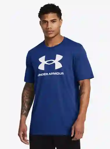 Under Armour Camiseta Logo Azul Marino L 1382911-432