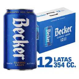 Becker Cerveza Lager 12 x 354 cc