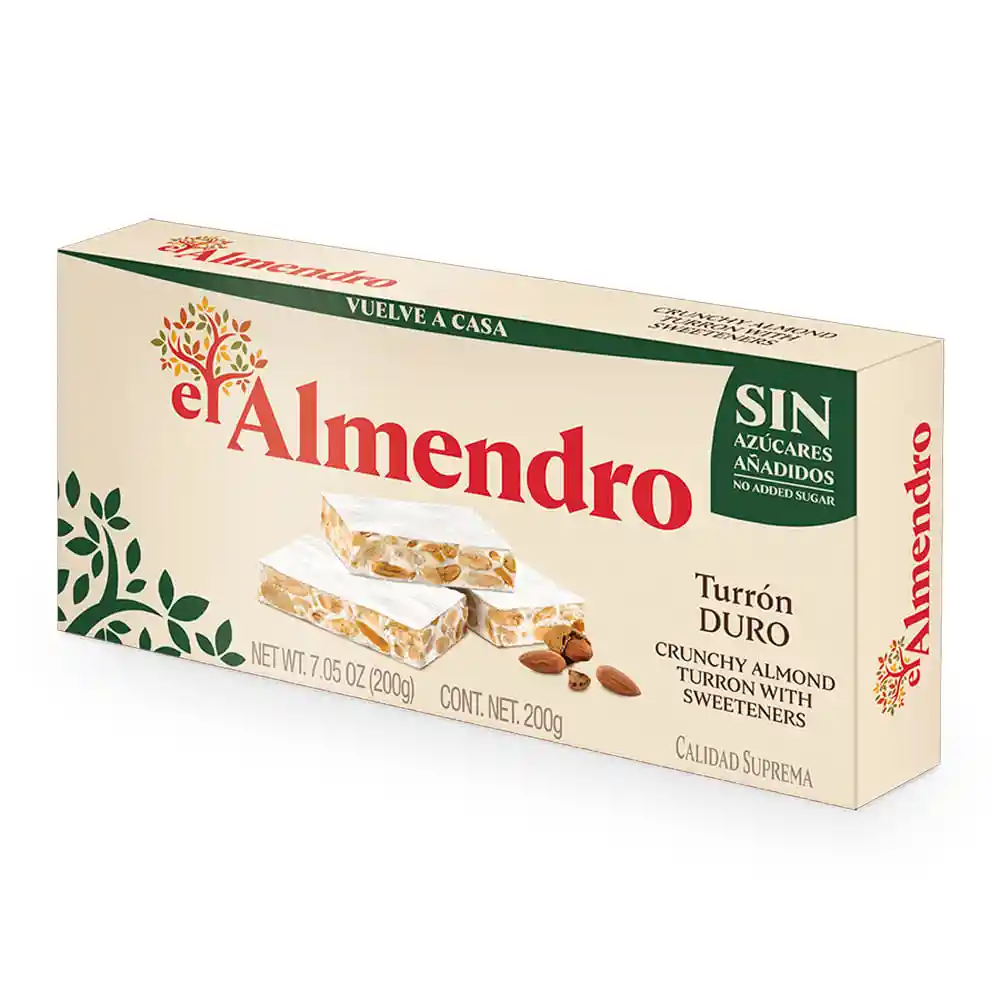 Turrón El Almendroduro Sin Azucar