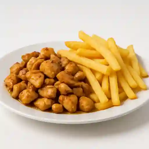 Pollo Solo con Papas Fritas