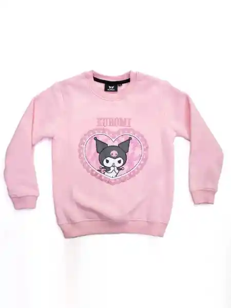 Kuromi Camisa Niña V26 Rosado Talla 4 KUR0061