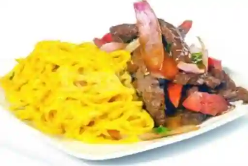 Tallarines a la Huancaina