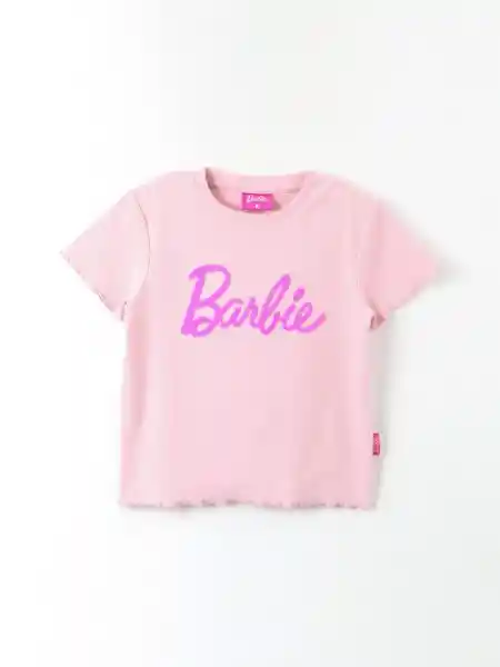 Barbie Polera Manga Corta Nina Rosado 8 V26 314014457