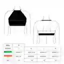 Bikini Estilo Sostén Con Transparencia Rojo Talla M Samia