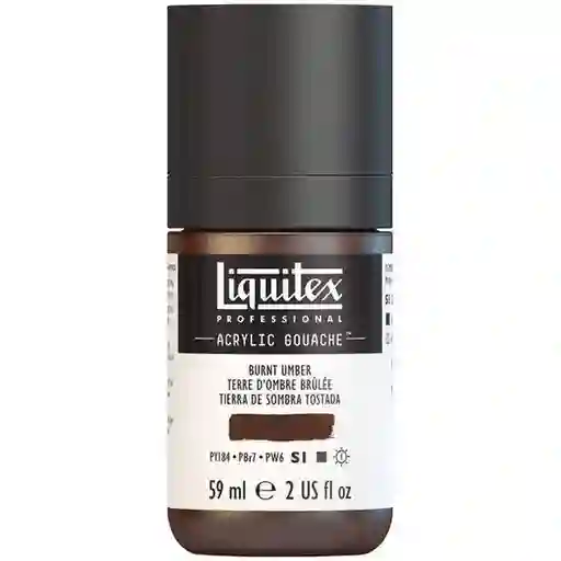 Liquitex Acrílico Gouache Tierra Sombra Tostada 128