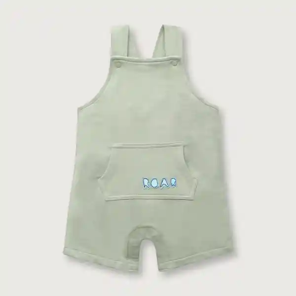 Conjunto Jardinera de Bebé Niño Verde Botella Talla 3M Opaline