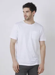 Marquis Polera Manga Corta Efancho Ess tt Blanco Talla M