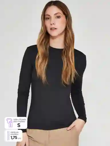 Only Polera Negro Talla S PV25 15331599