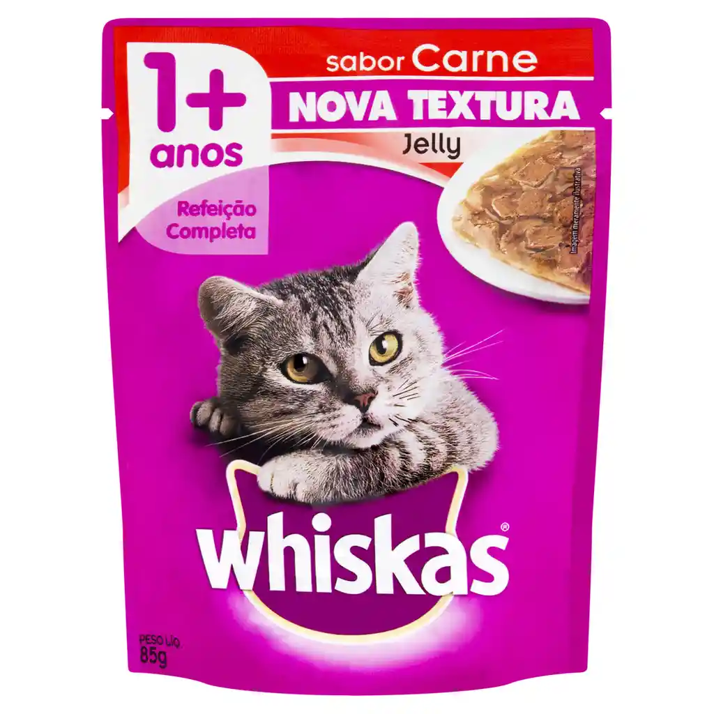 Whiskas Alimento Gato Sobre Jelly Carne