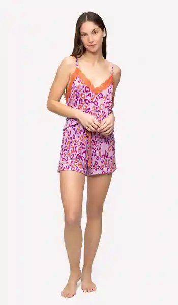 Lounge Pijama Corto Dreamy Animal Berry Encaje Talla L