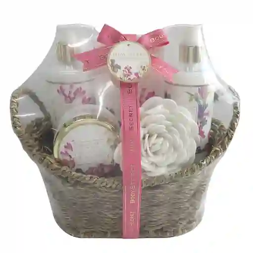 Body Secret Set Bath Basket Fresh Rose NAV25