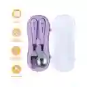 Kit Cubierto Con Estuche Morado Miniso