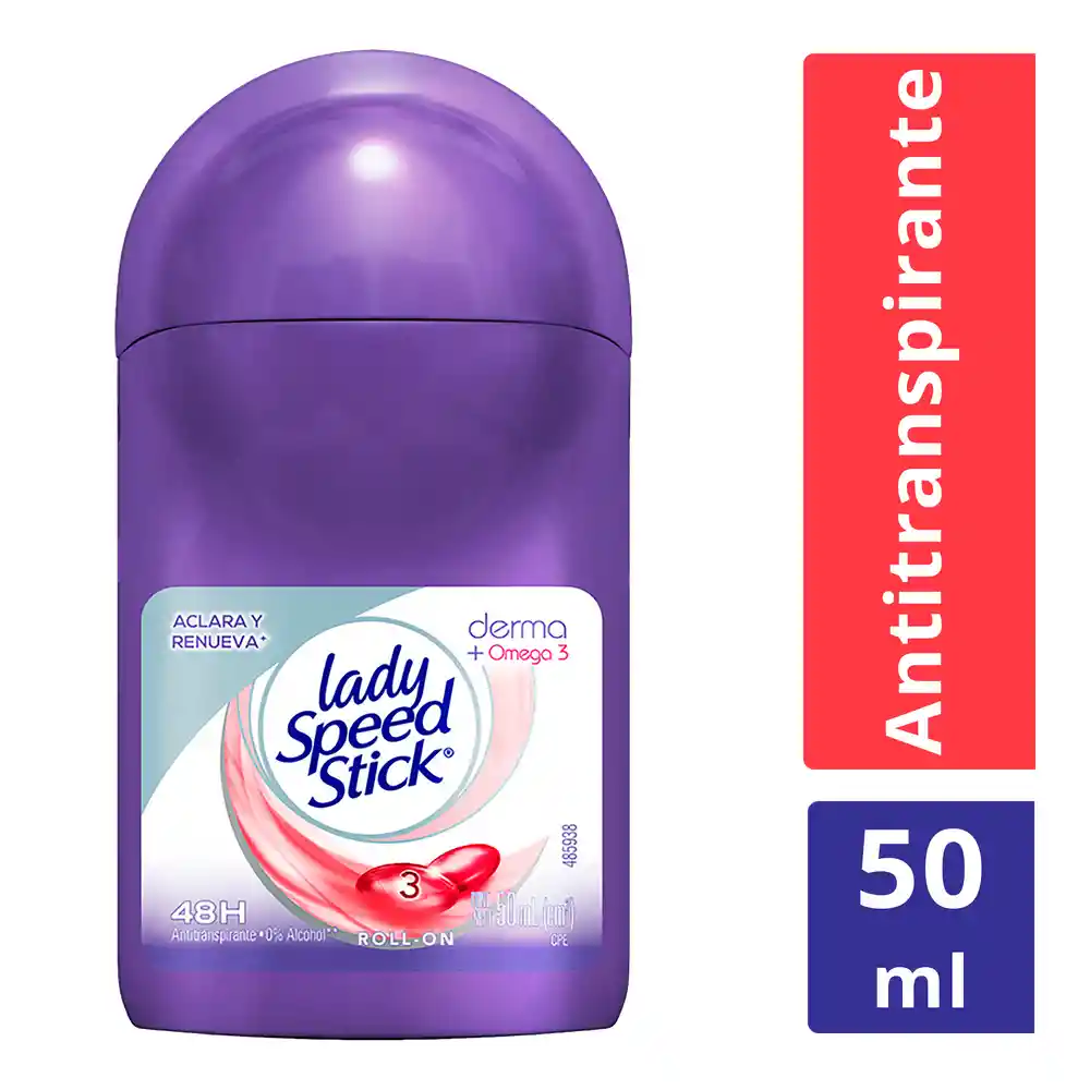 Lady Speed Stick Desodorante Derma Omega 3 en Roll On