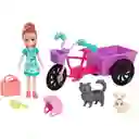 Polly Pocket! bicicleta aventura con mascota