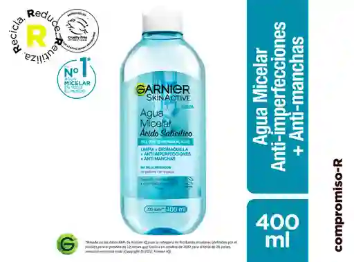 Garnier Agua Micelar Antiimperfecciones Express Aclara