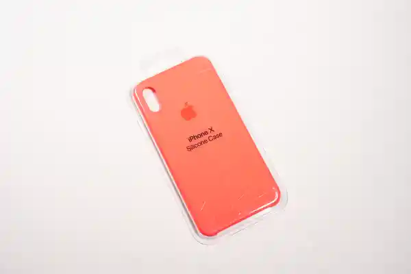 Silicone Case Coral Para iPhone X/XS