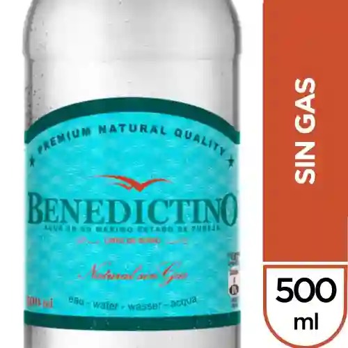 Agua Mineral Benedictino Sin Gas 500 Cc