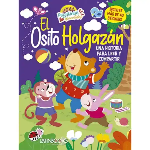 Libro Con Stickers el Osito Holgazán