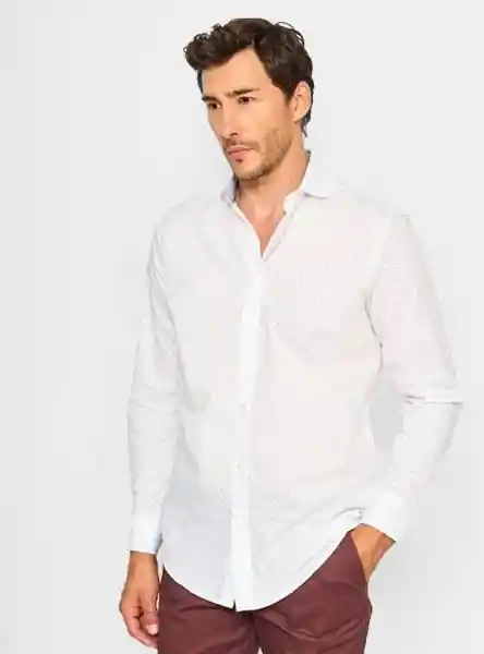 Kenneth Stevens Camisa Manga Larga Bambi mp Blanco 17.5 v