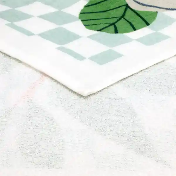 Paño Cocina de Algodón Velour Estampado Planta Casaideas