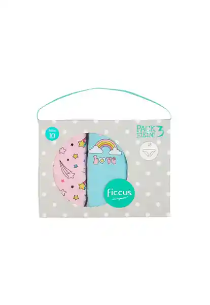 Pack de Bikini Kids Niña Colores Talla 08 - 648