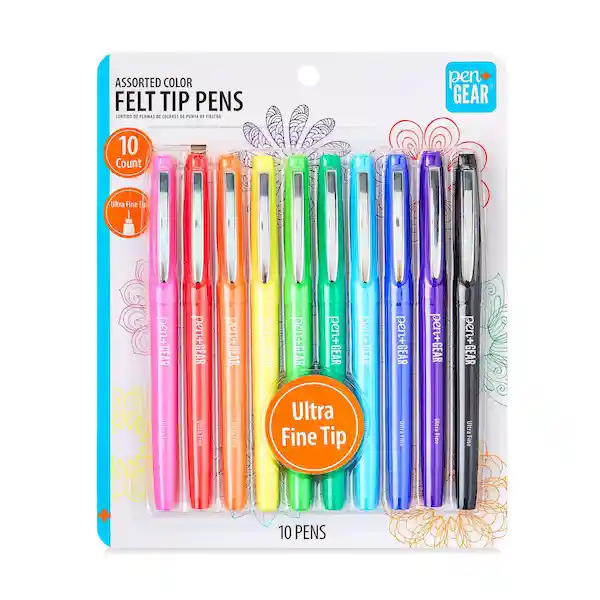 Pen Gear Pack Lápiz de Gel Punta Fina