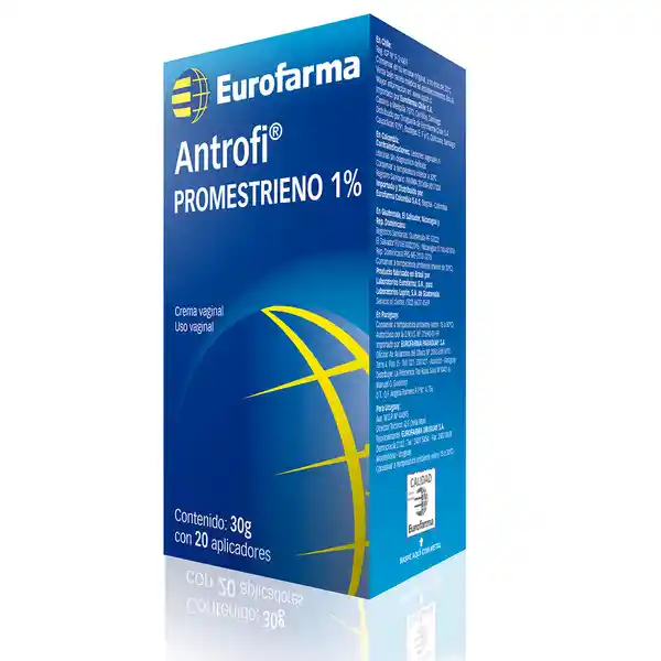 Antrofi Crema Vaginal Promestrieno 1%