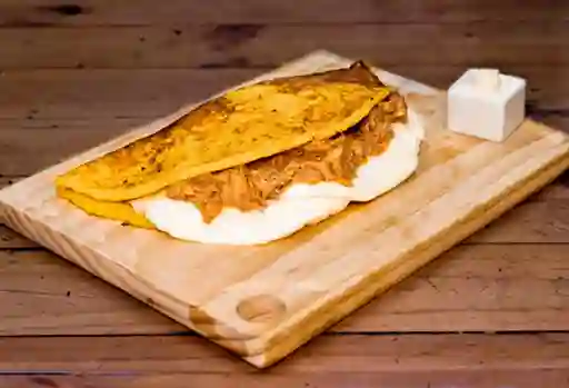 Cachapas Mixta Carne con Queso de Mano