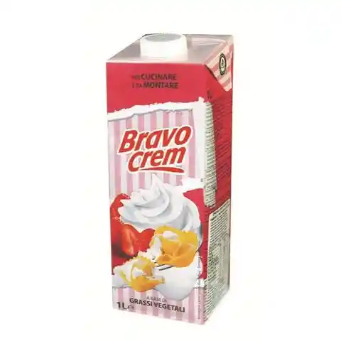 Bravo Cream Crema Sin Azucar Para Cocinar Caja