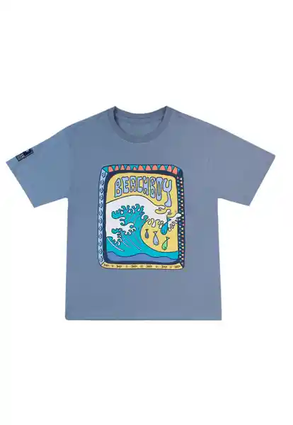 Polera Estampada Holiday Boys Denim Talla 02 - 238