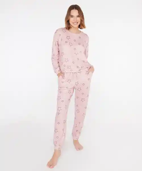 Pijama Dreamy Bolsillos Rosado Talla XL Lounge